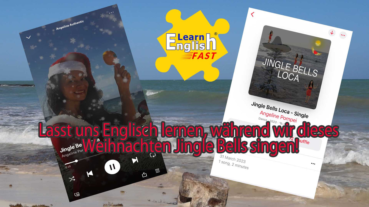 Ćben Sie Englisch, indem Sie Jingle Bells singen!
