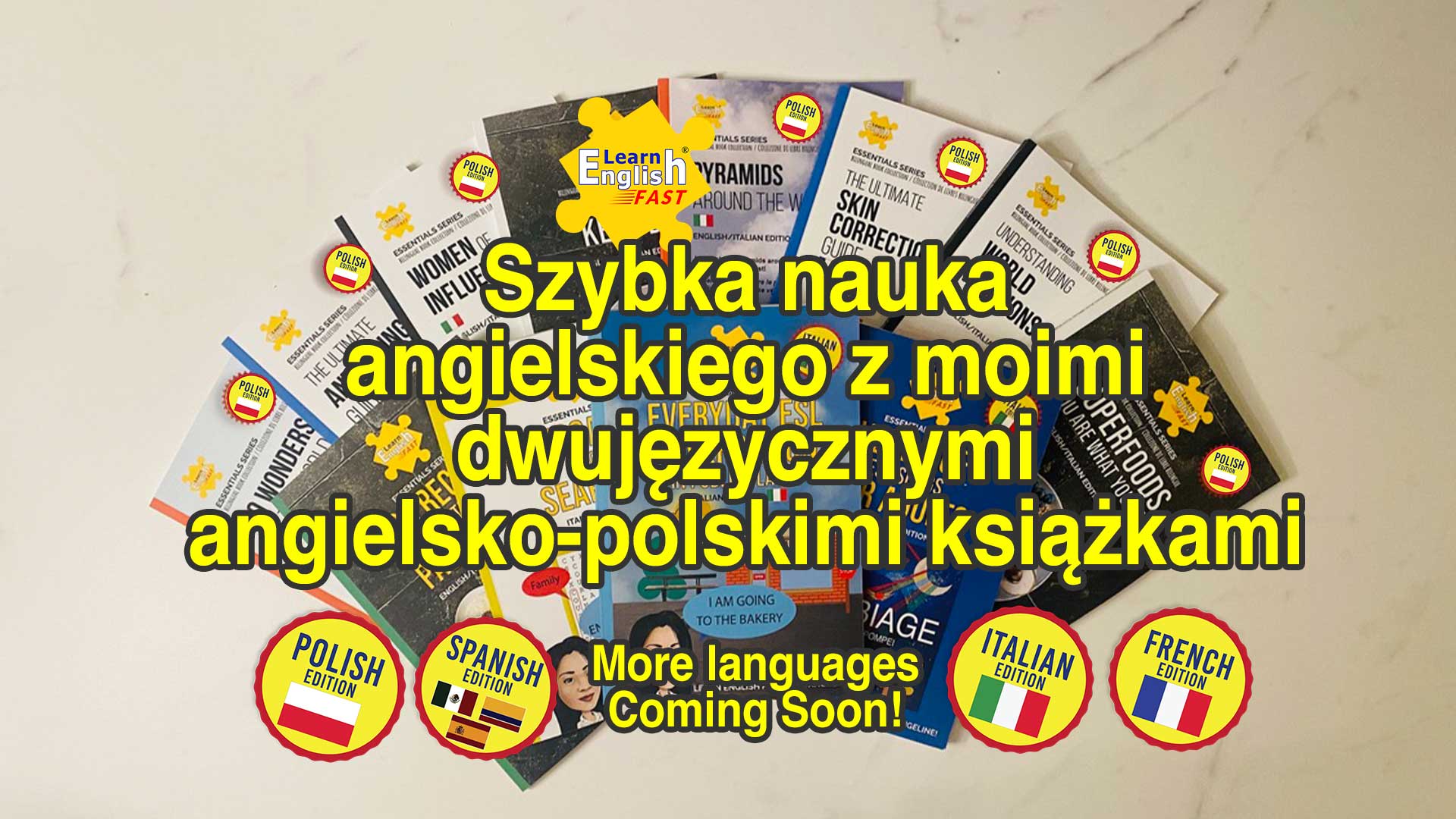 Korzystaj z dwujęzycznych książek angielsko-francuskich do nauki angielskiego
