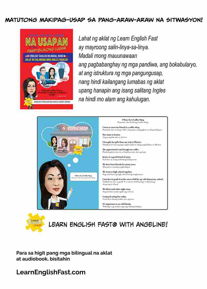 Everyday Conversations In Public Places: English–Tagalog Bilingual Book (PDF Edition)