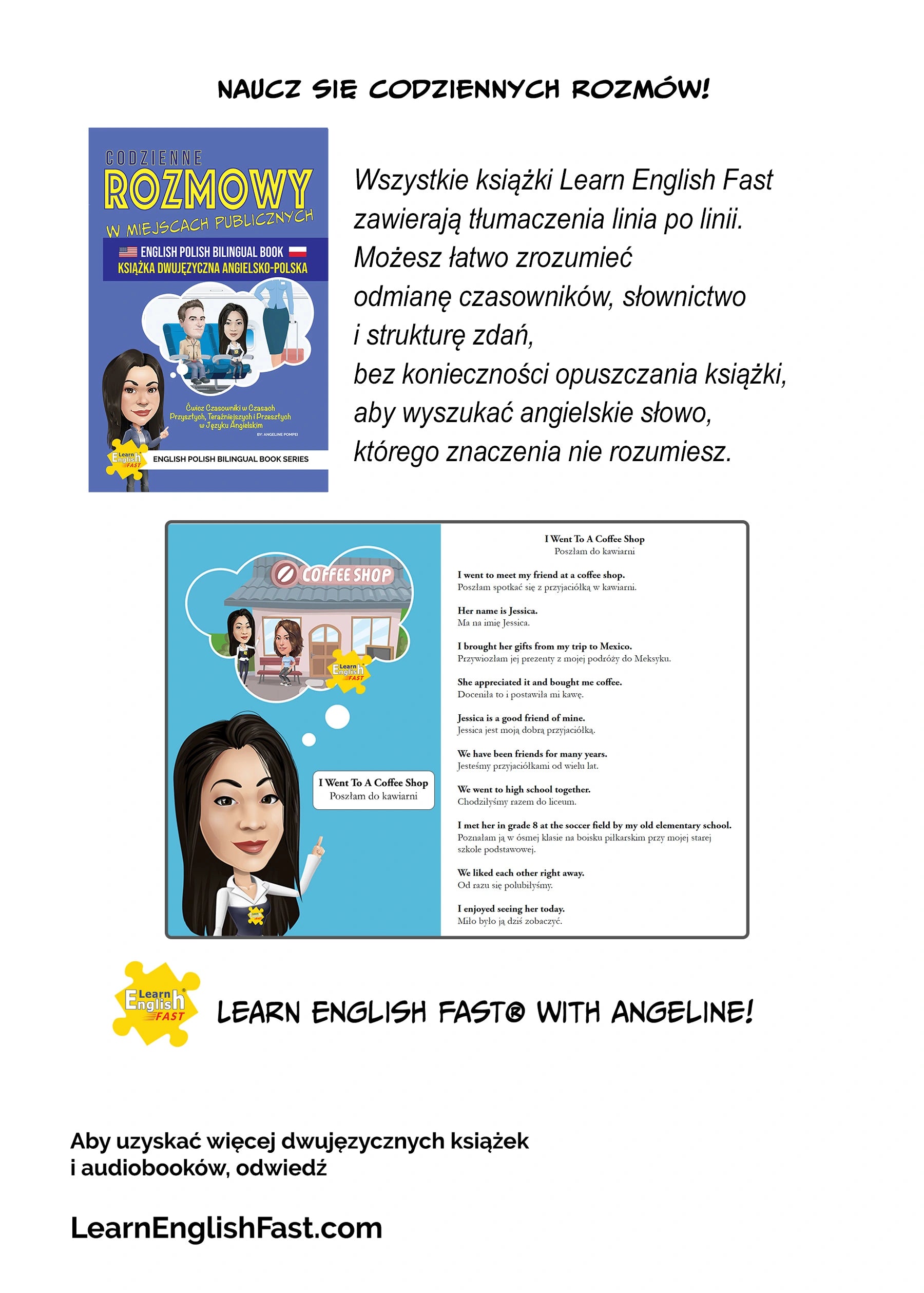 Everyday Conversations In Public Places: English–Polish Bilingual Book (PDF Edition)