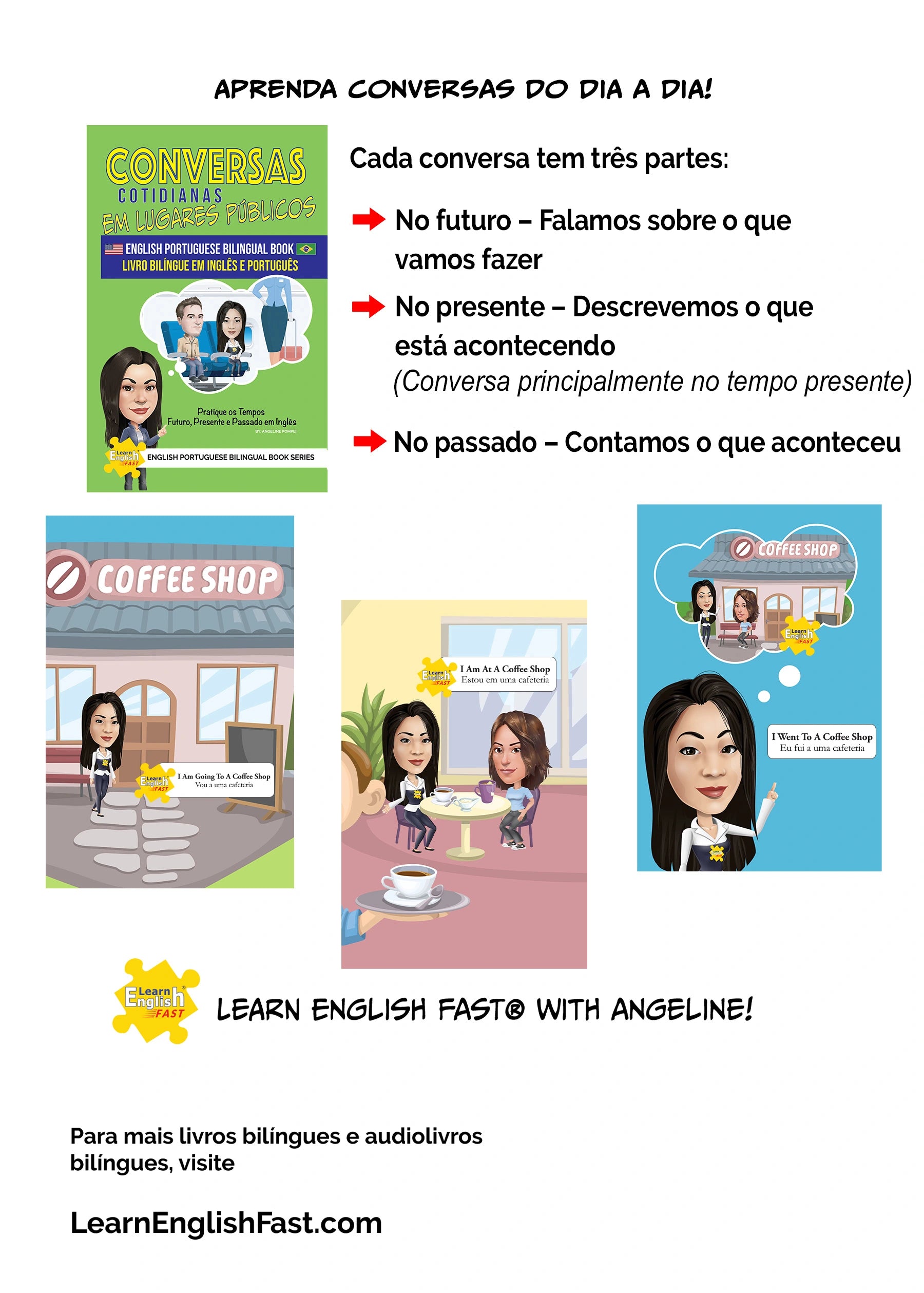 Everyday Conversations In Public Places: English–Portuguese Bilingual Book (PDF Edition)