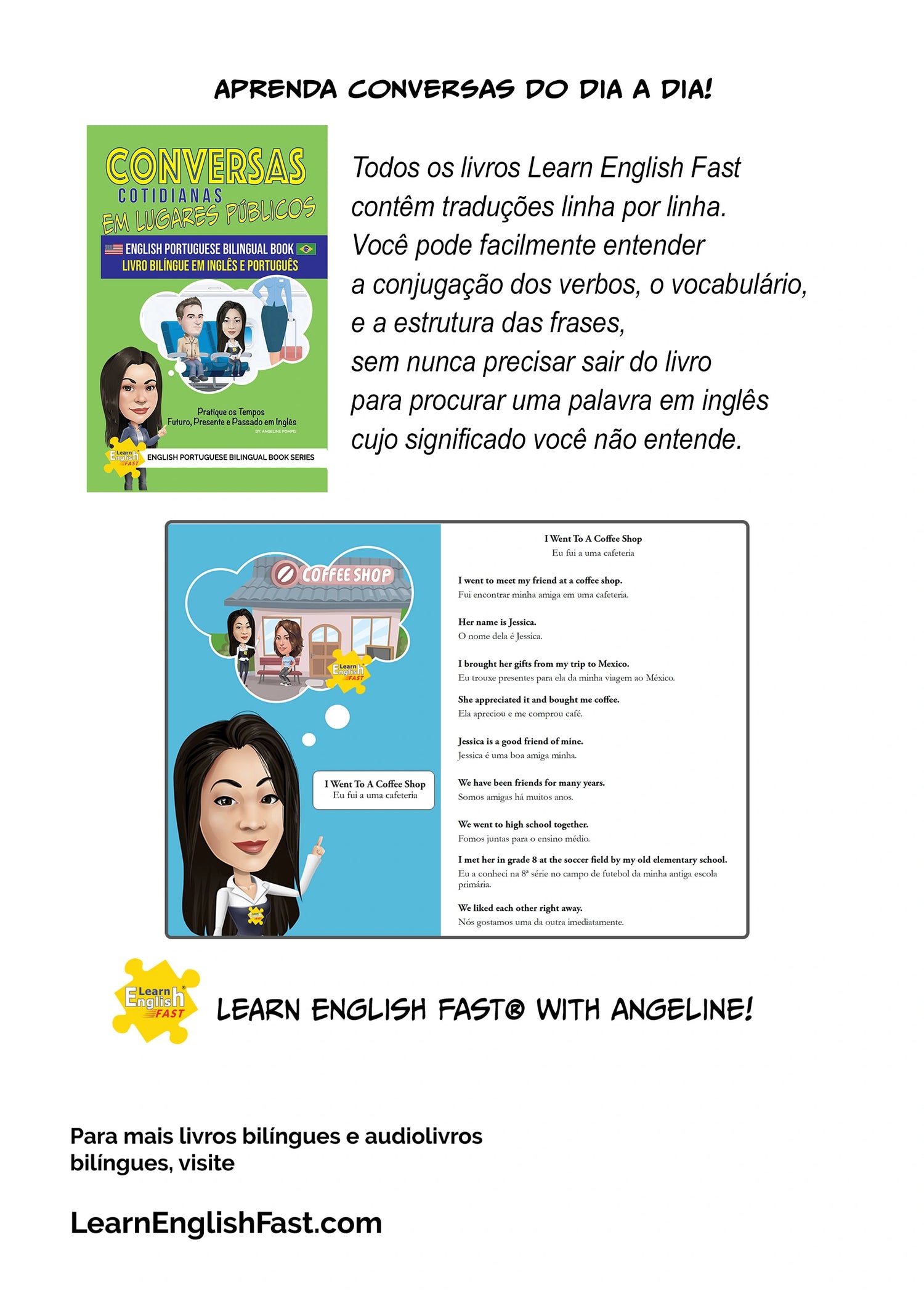 Everyday Conversations In Public Places: English–Portuguese Bilingual Book (PDF Edition)