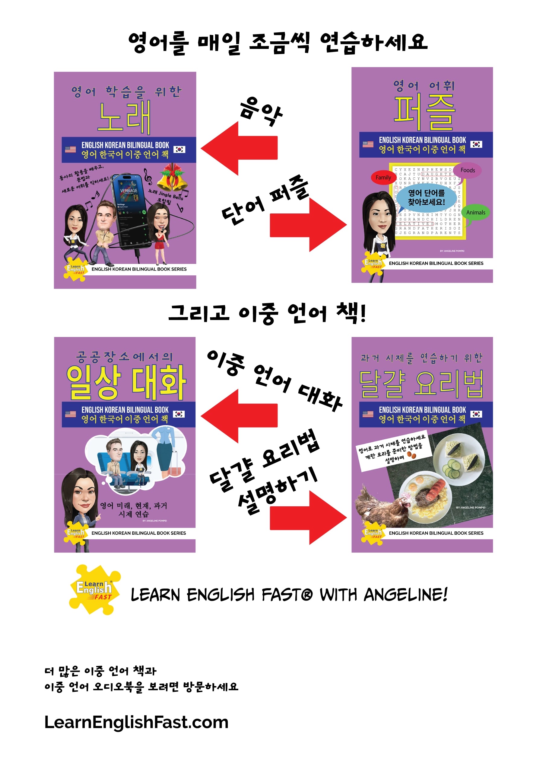 Everyday Conversations In Public Places: English–Korean Bilingual Book (PDF Edition)