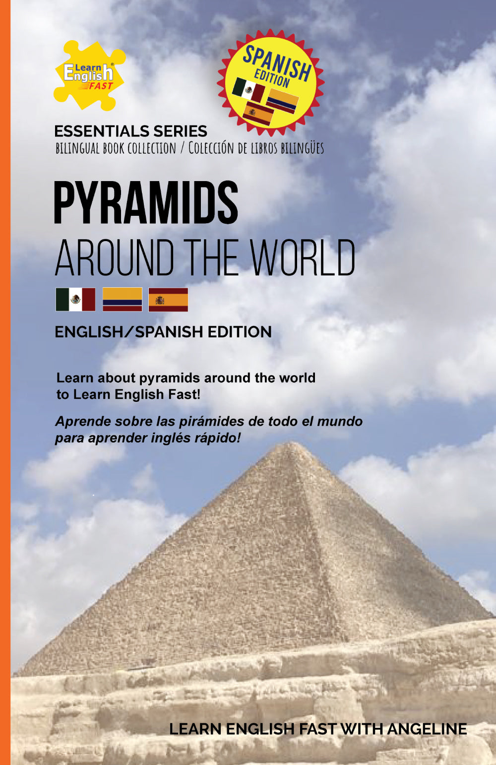 libro bilingue ingles español sobre las piramides del mundo