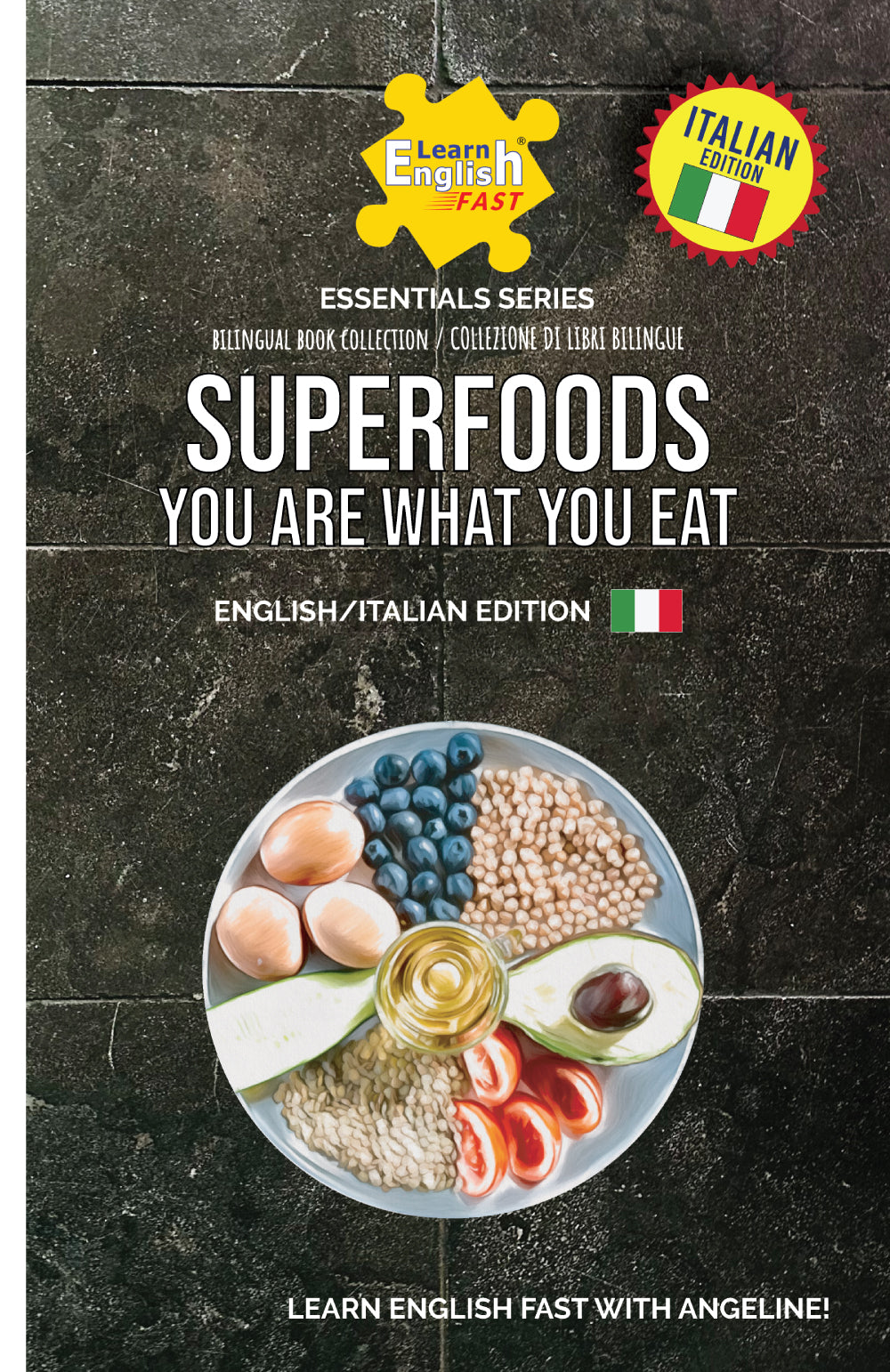 English italian bilingual book on nutrition to practice english