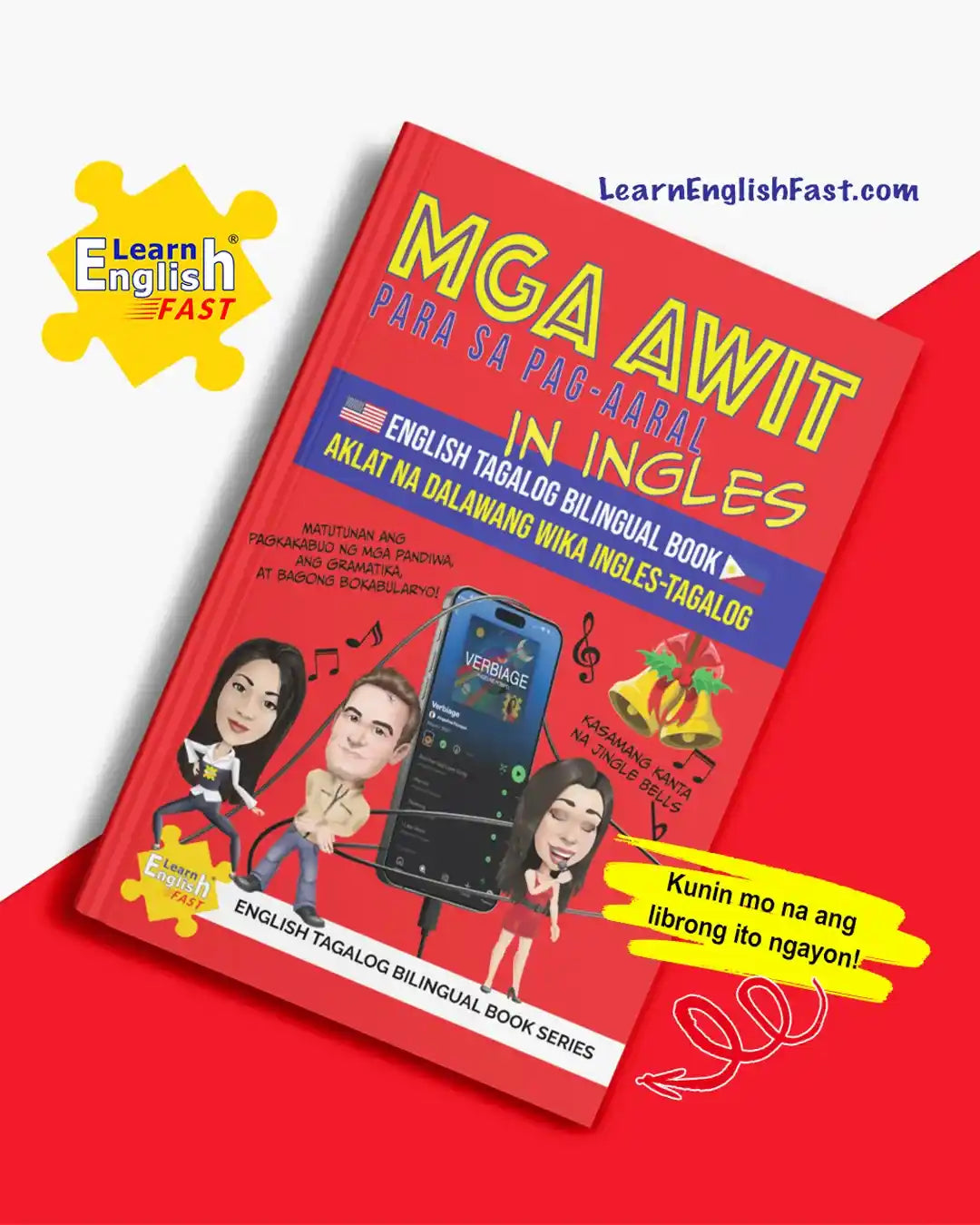 Songs For Learning English: English–Tagalog Bilingual Book (PDF Edition)
