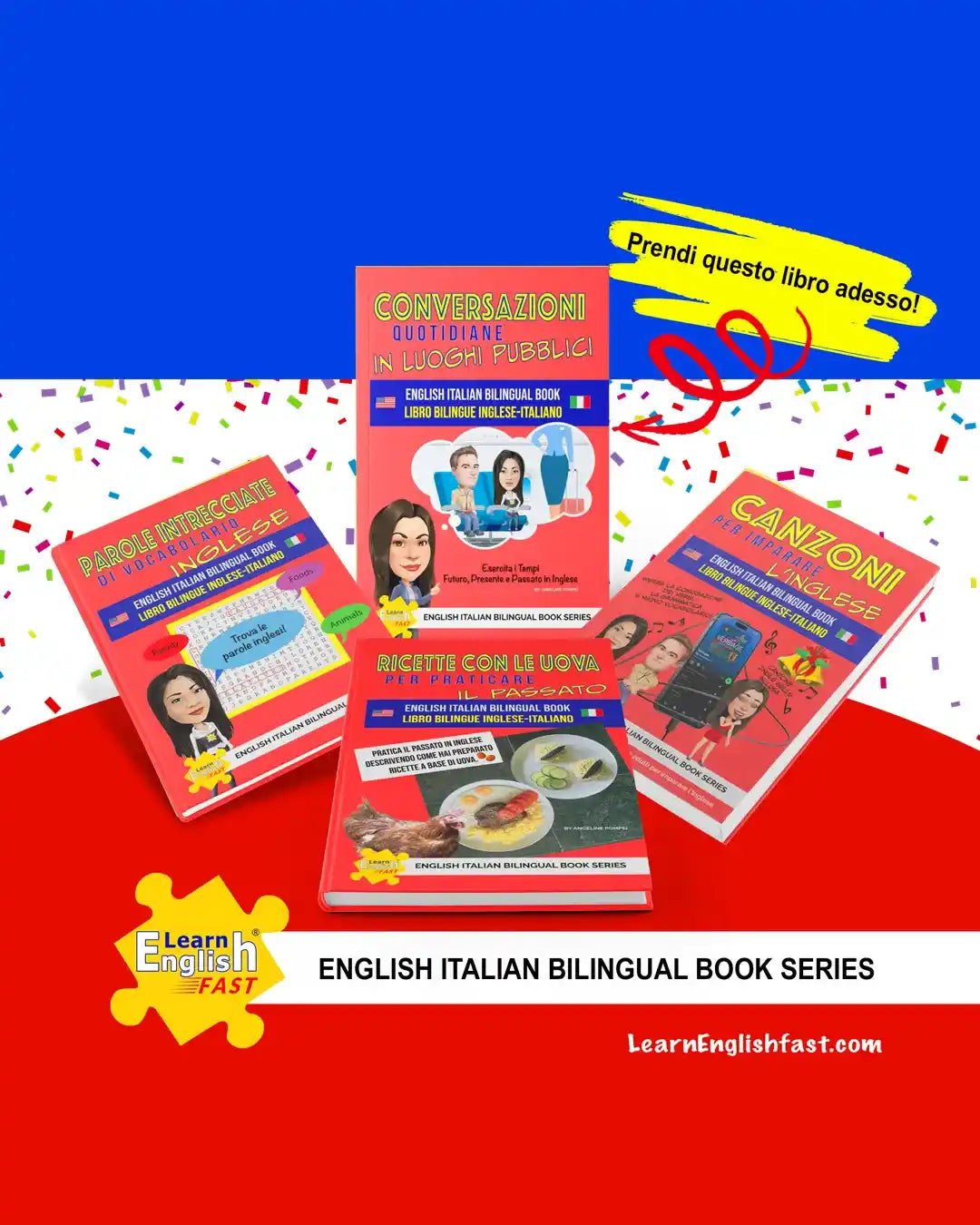 English Vocabulary Word Searches: English–Italian Bilingual Book (PDF Edition)
