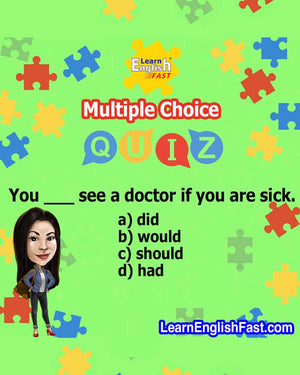 learn english online quiz