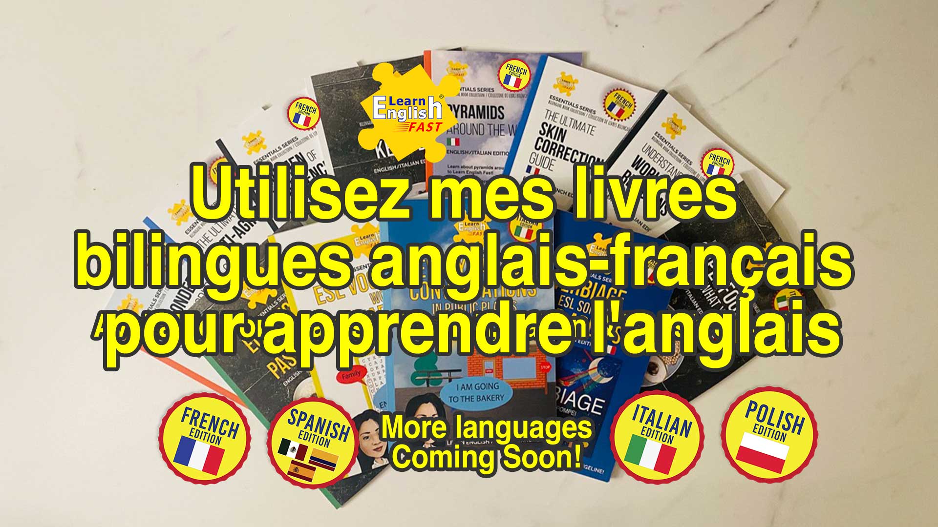 Libros bilingües inglés-francés para aprender inglés