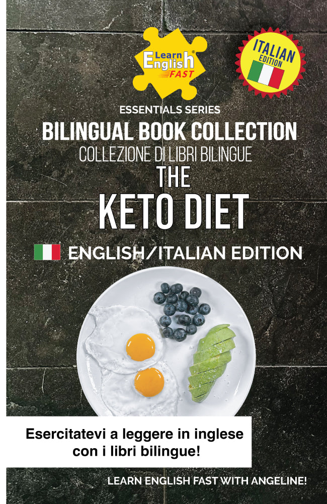 english italian bilingual book on the keto diet