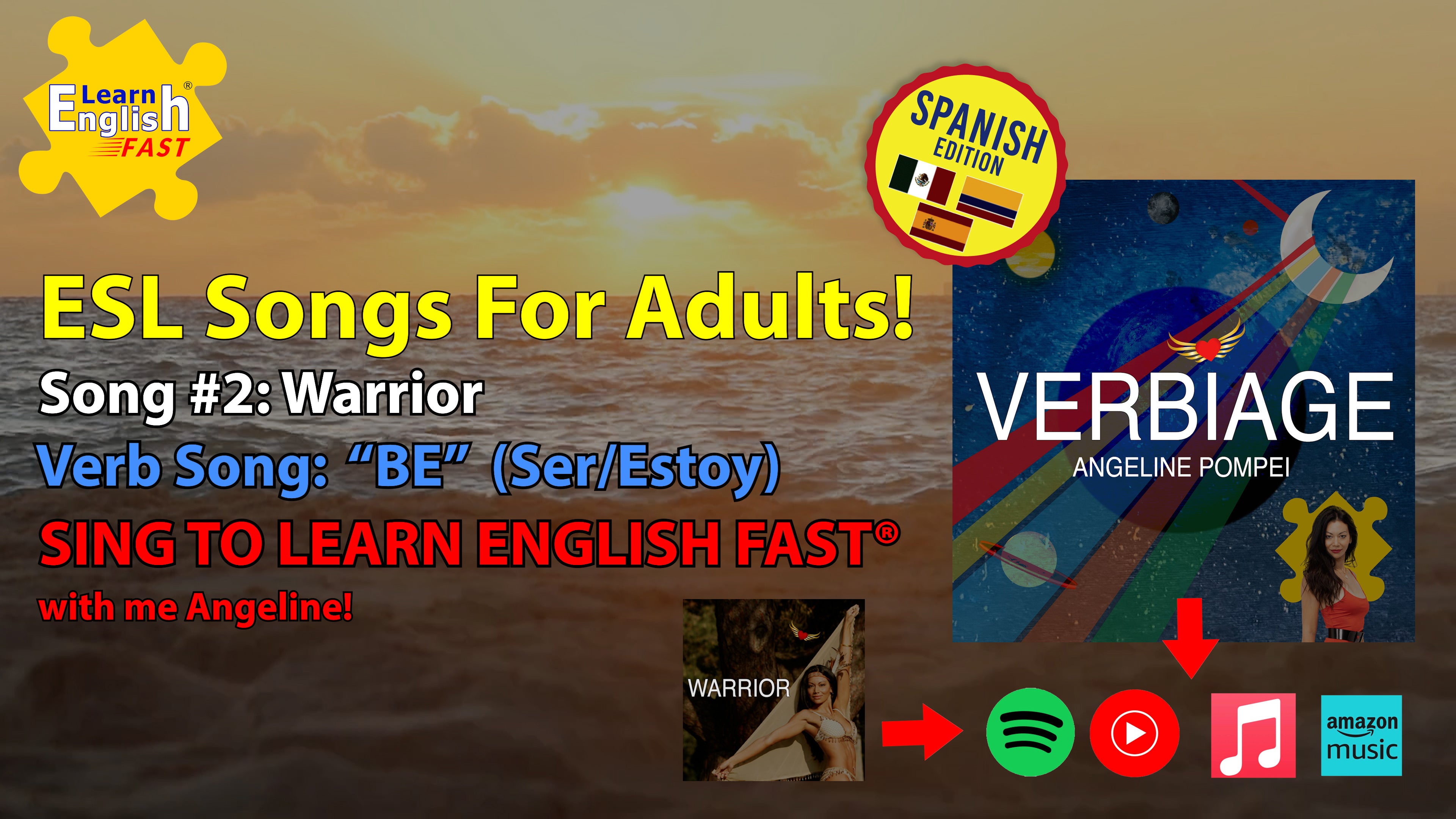 Learn English Fast With Verbiage ESL Songs For Adults – Learn English ...