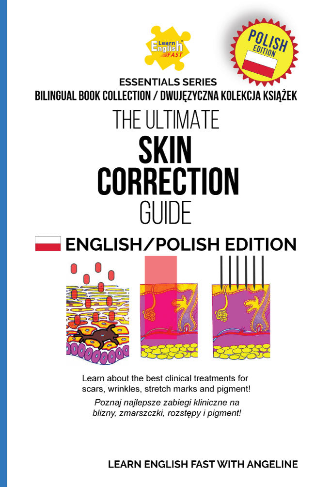 english polish bilingual book on laser skin treatments
