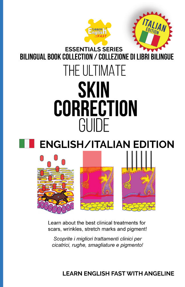 english italian bilingual skincare book