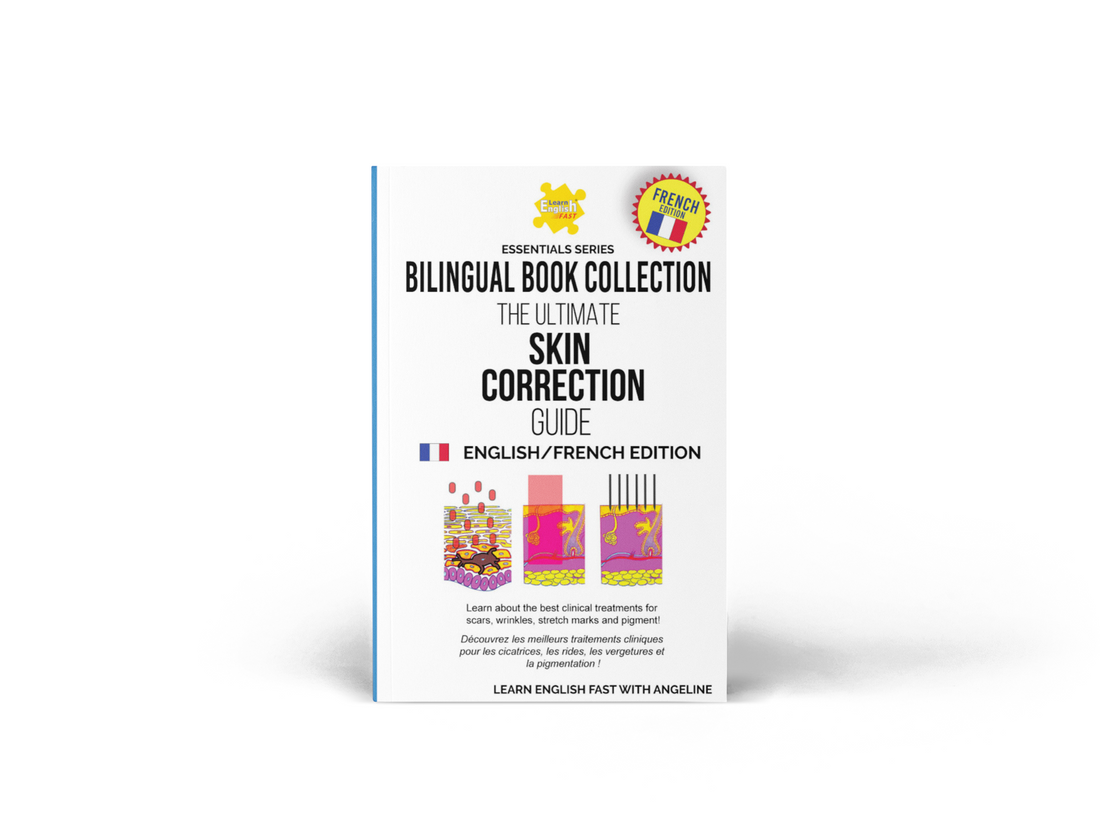 Guide de correction de la peau (livre bilingue anglais-français)