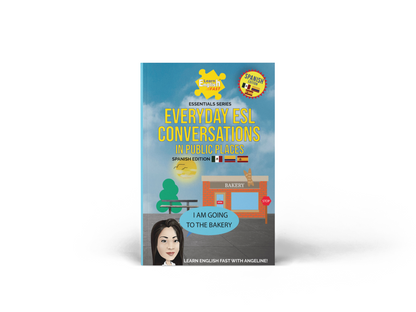 Aprenda conversaciones cotidianas en inglés en lugares públicos con este libro bilingüe