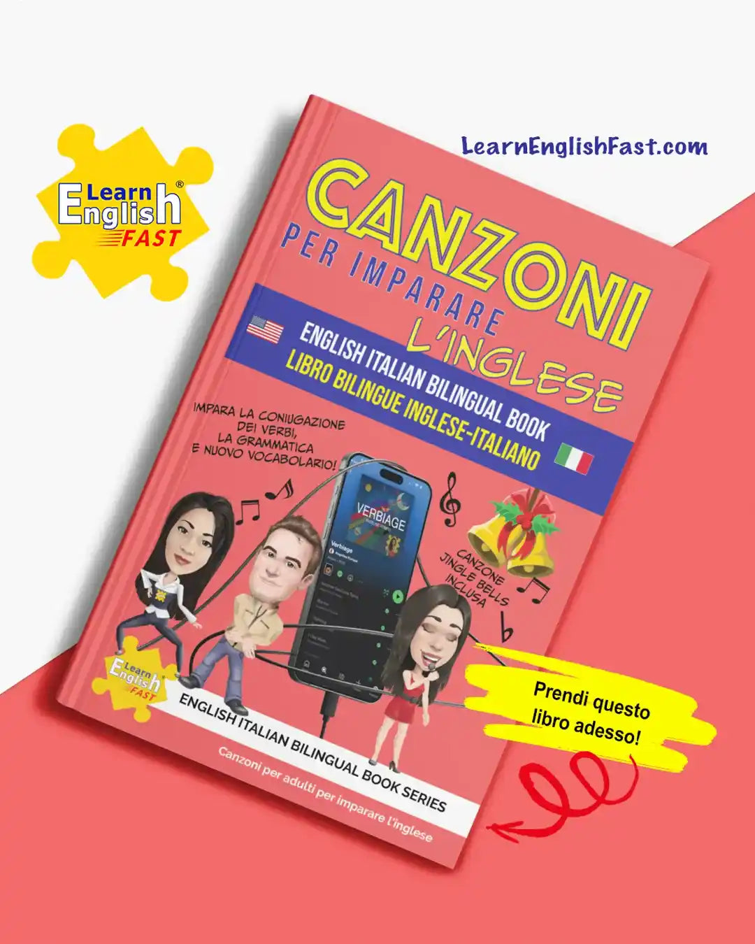 Songs For Learning English: English–Italian Bilingual Book (PDF Edition)