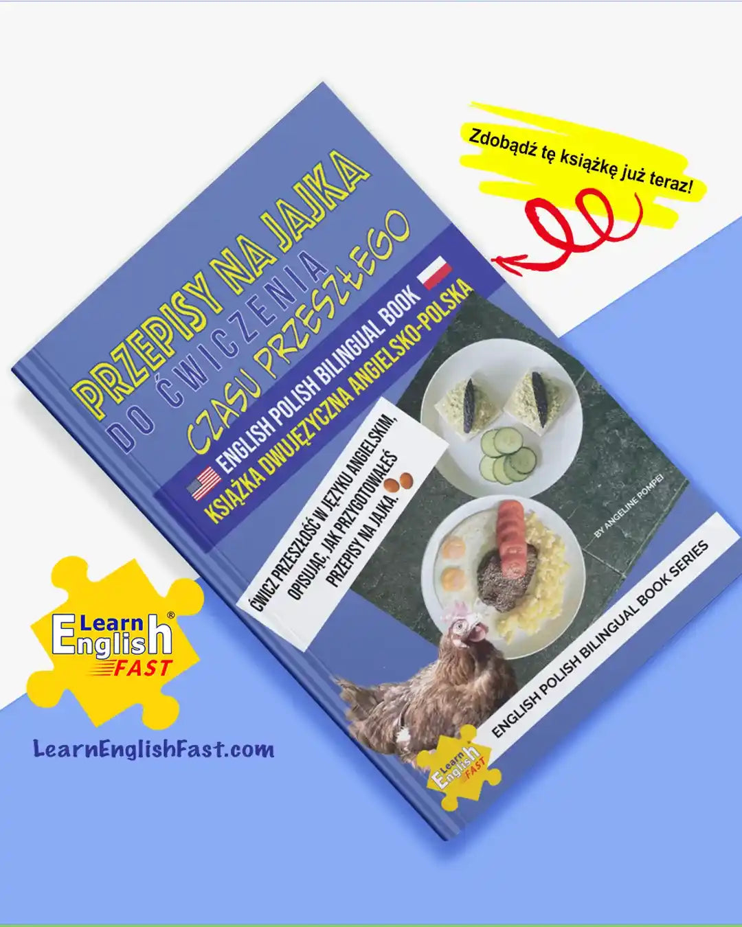 Egg Recipes To Practice The English Past Tense: English–Polish Bilingual Book (PDF Edition)