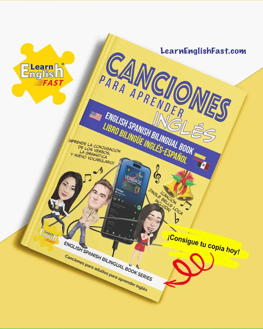 Songs For Learning English: English–Spanish Bilingual Book (PDF Edition)